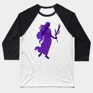 Virgo (Royal Purple) Baseball T-Shirt